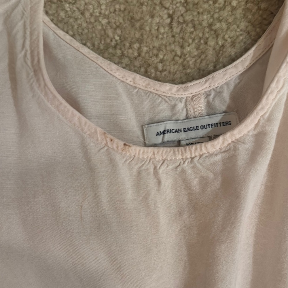 American Eagle Outfitters Soft Pink Tank Top - Picture 2 of 2